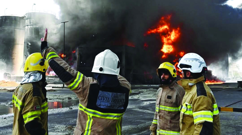 منظومة استجابة موحّدة لمكافحة حريق ميناء الحمرية