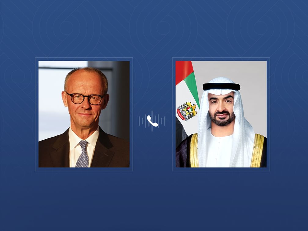 رئيس الدولة والمستشار الألماني يبحثان هاتفيا علاقات التعاون بين البلدين