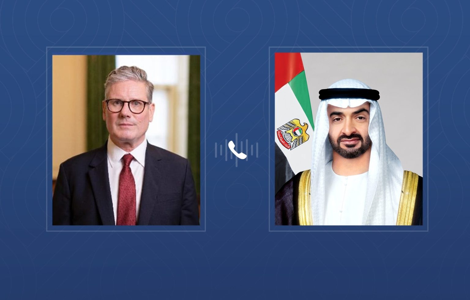 رئيس الدولة ورئيس الوزراء البريطاني يبحثان هاتفياً التطورات الإقليمية