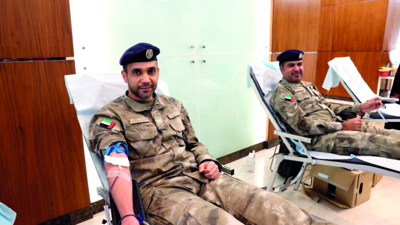 شرطة أبوظبي تُنفّذ حملة للتبرع بالدم