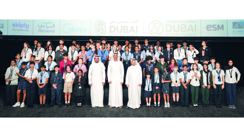 تكريم الفائزين في دورة «مايديا لألعاب مدارس دبي»