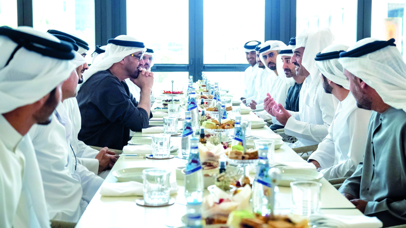 رئيس الدولة وأمير قطر: الحوار والحلول الدبلوماسية السبيل الوحيد لتجاوز أزمات المنطقة