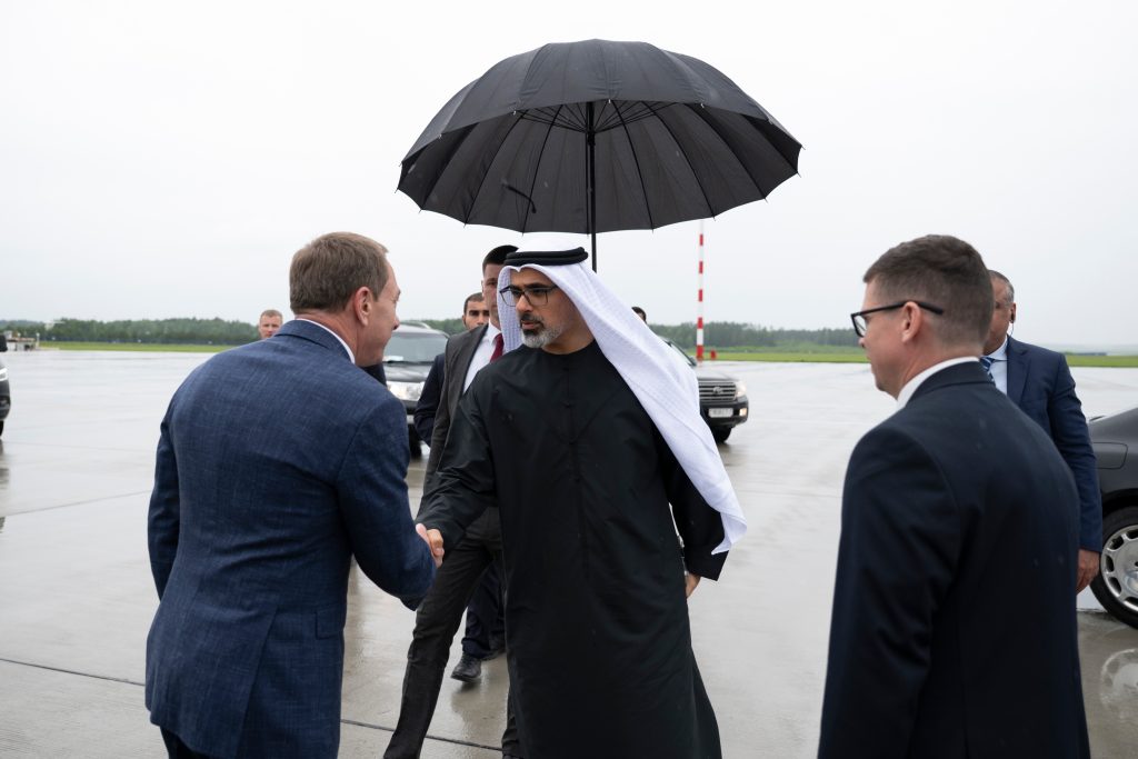 ولي عهد أبوظبي يختتم زيارته لجمهورية بيلاروسيا