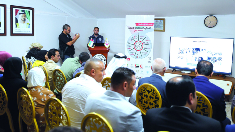 وفد من البرلمان العربي يزور المستشفى الإماراتي العائم في العريش