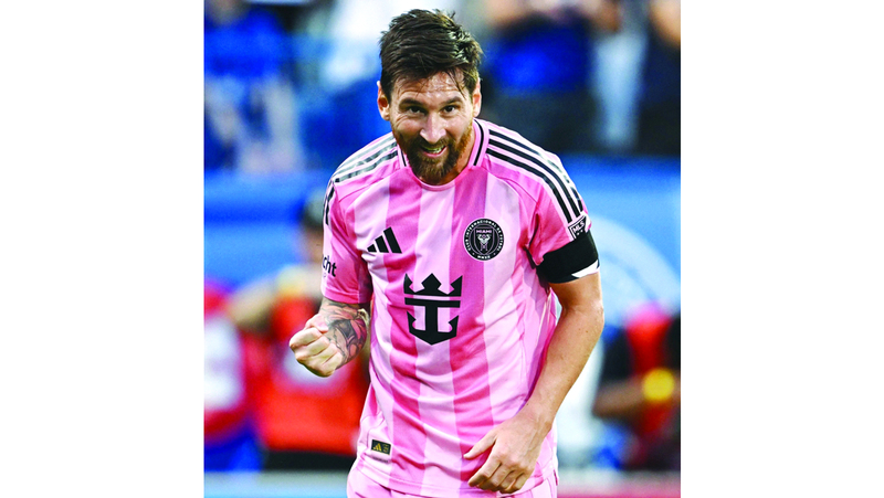 ميسي يقود ميامي لفوز كبير في الدوري الأميركي