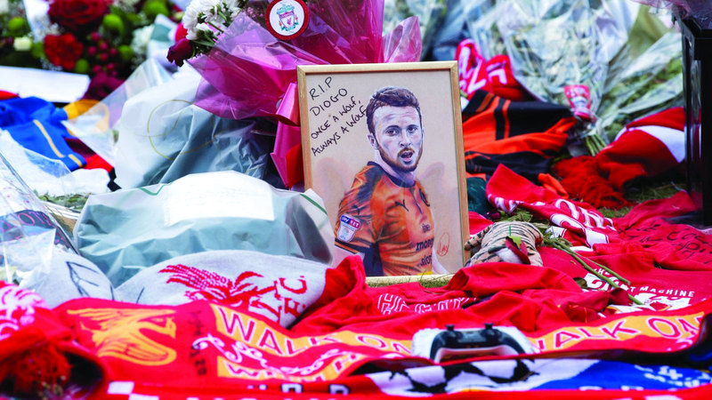 ليفربول يكرّم الراحل ديوغو جوتا غداً