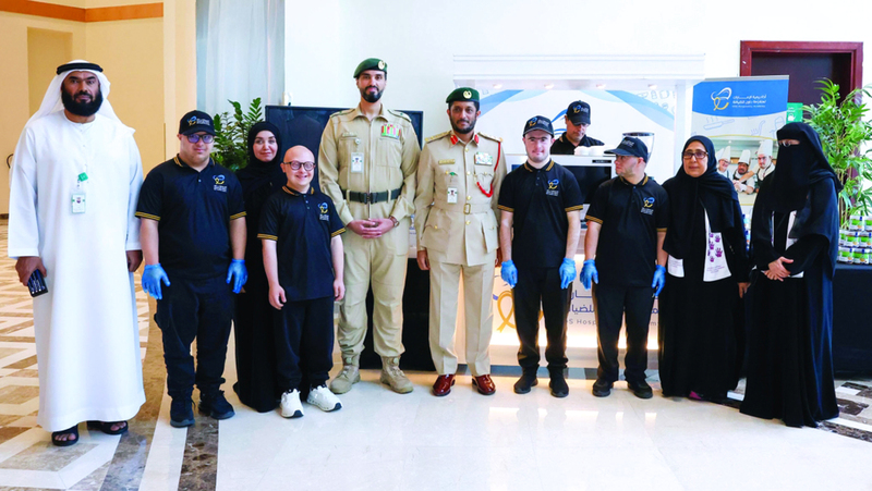 شرطة دبي تستضيف «كشك السعادة» لذوي متلازمة داون