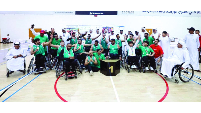 «خورفكان للمعاقين» بطلاً لدوري «سلة الكراسي المتحركة»