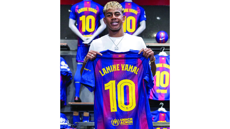 لامين جمال.. على خطى ميسي