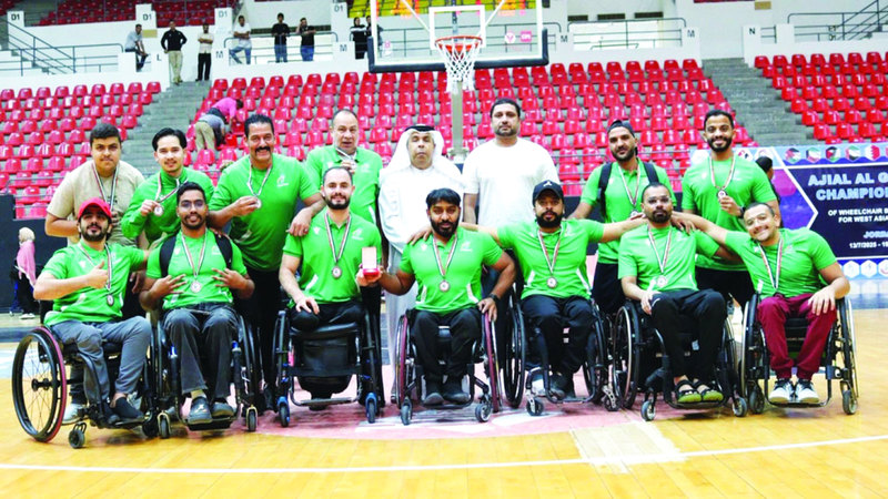 «خورفكان للمعاقين» يتقلد برونزية أندية «غرب آسيا» لسلة الكراسي المتحركة