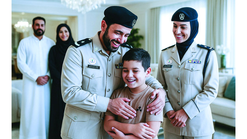 أمّ تلجأ إلى شرطة الشارقة لإعادة الطمأنينة إلى طفلها