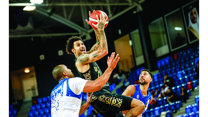 الصلابة الدفاعية تحسم تفوق «الأبيض» على الكويت في «السلة العربية»