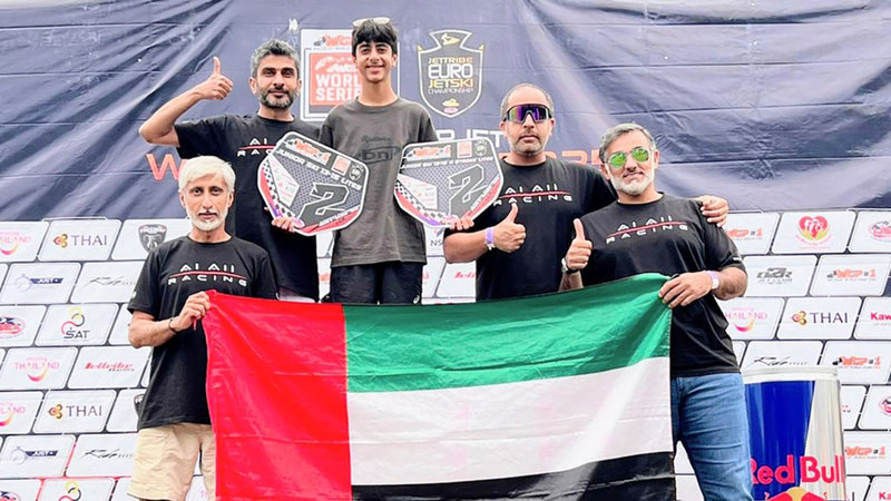 الإمارات تحصد 3 ميداليات في مونديال الدراجات المائية