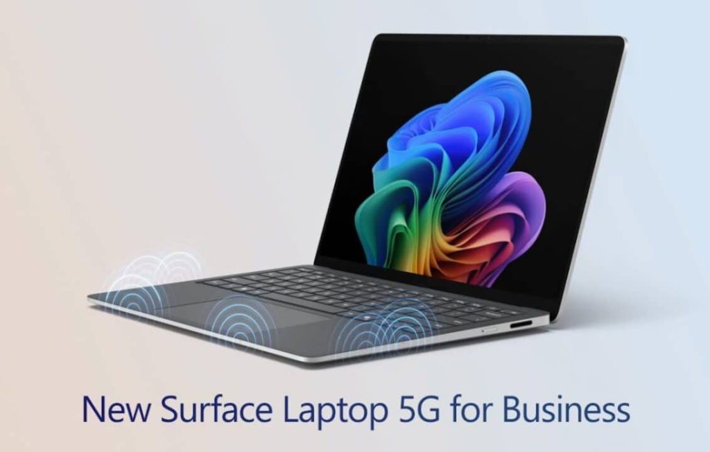 مايكروسوفت تكشف عن حاسوب الأعمال Surface Laptop 5G
