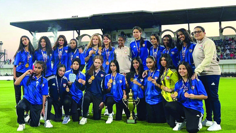 15لاعبة في قائمة منتخب الإمارات للسيدات تحت 17