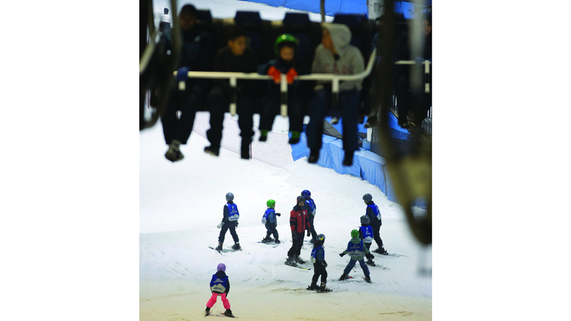 ثلوج دبي.. خيال تحوّل إلى واقع