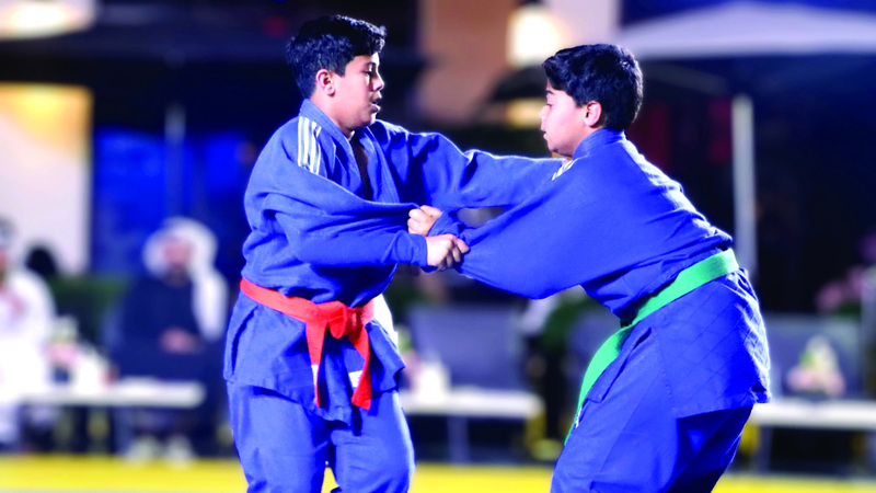 الجسمي.. «لاعب جودو ومساعد مدرب» بعمر 14 عاماً