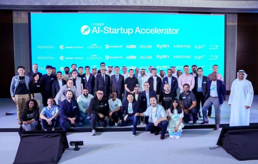 برنامج “بريسايت” يجمع 10 شركات ناشئة عالمية في أبوظبي لتطوير تطبيقات الذكاء الاصطناعي