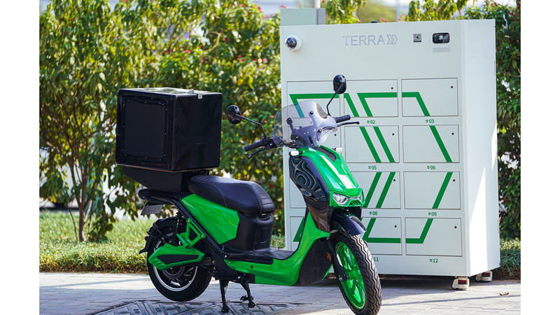 تطوير محطات تبديل بطاريات الدراجات الكهربائية في دبي