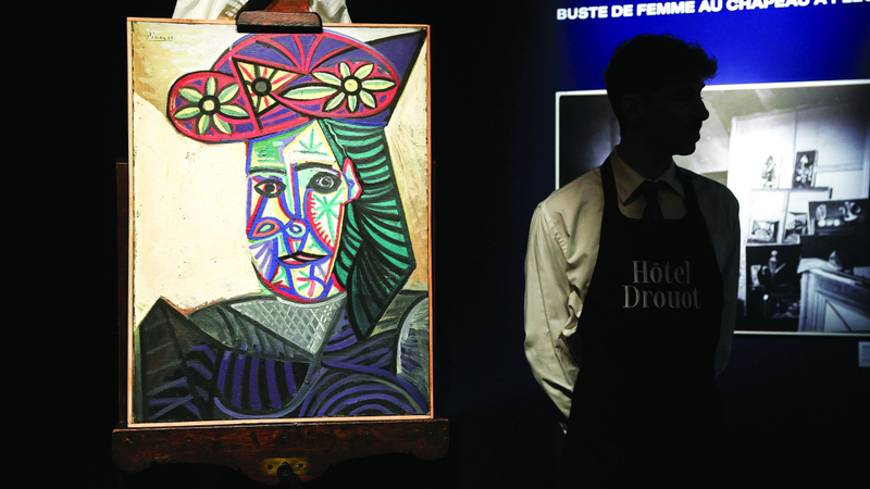 الكشف عن لوحة غير معروفة لبيكاسو في باريس