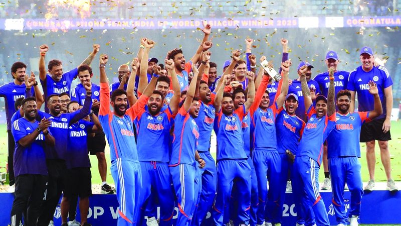 الهند بطل «كريكيت آسيا 2025» من قلب دبي