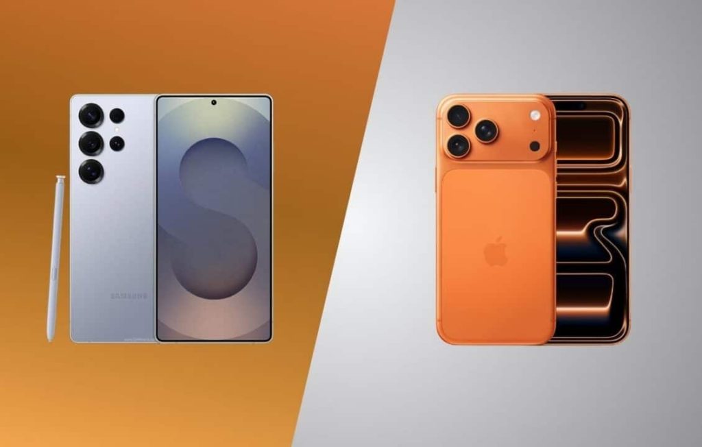 مقارنة بين هاتفي iPhone 17 Pro Max و Galaxy S25 Ultra