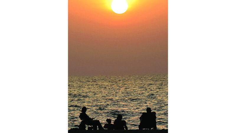 استراحة عائلية على بحر جميرا