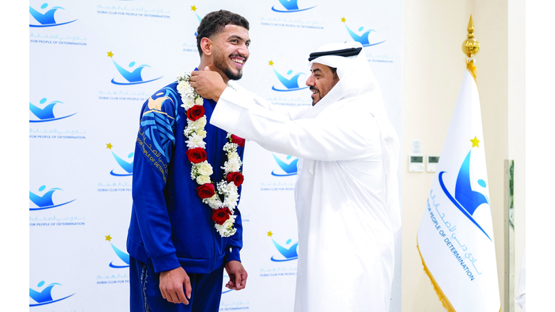 «دبي لأصحاب الهمم» يحتفي بالبطل محمد يوسف تقديراً لإنجازه العالمي