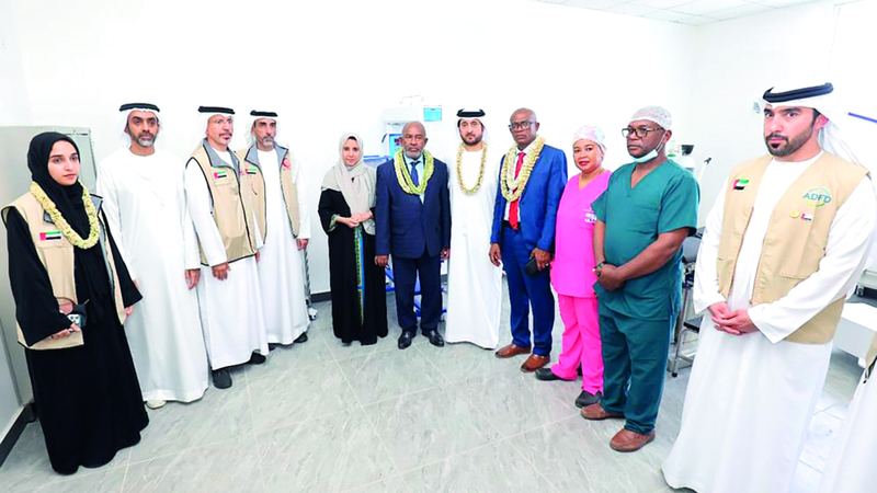 افتتاح مشاريع «أم الإمارات» الصحية في «أنجوان» بجزر القمر