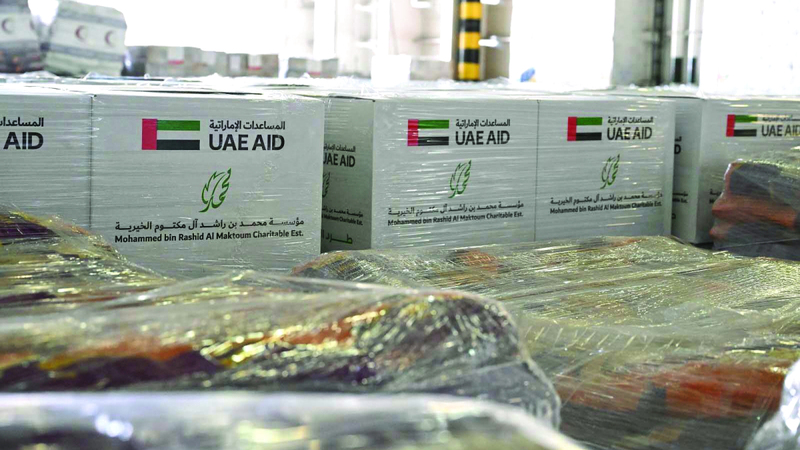 «الإحسان الخيرية» تغيث غزة بـ 2000 طرد مساعدات