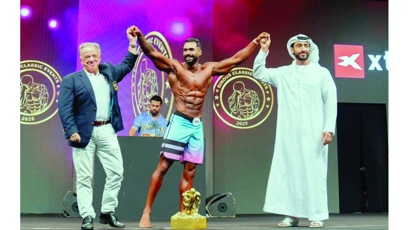 فضية وبـرونزية للإمــارات في بطولة «بينوس كلاسيك» لبناء الأجسام