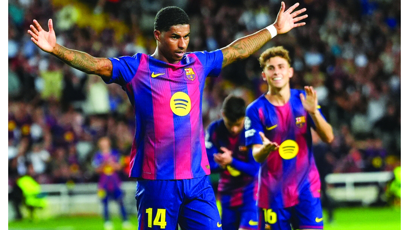 35 مليون دولار لاستمرار راشفورد مع برشلونة