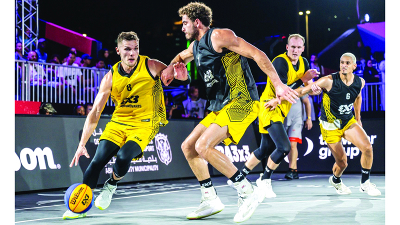 200 ألف دولار جوائز جولة السلة الثلاثية العالمية في أبوظبي