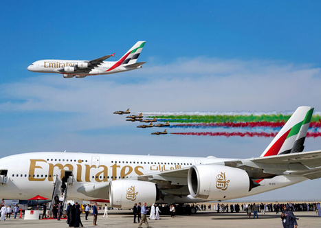 دبي لصناعات الطيران ترتقي عالميًا واستبعاد شركات إسرائيلية من معرض دبي للطيران