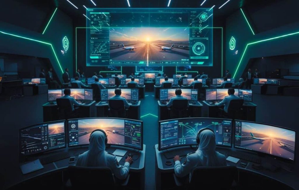 السعودية ترسم ملامح مستقبل الطيران الرقمي بتشغيل أول برج مراقبة جوية افتراضي في المنطقة