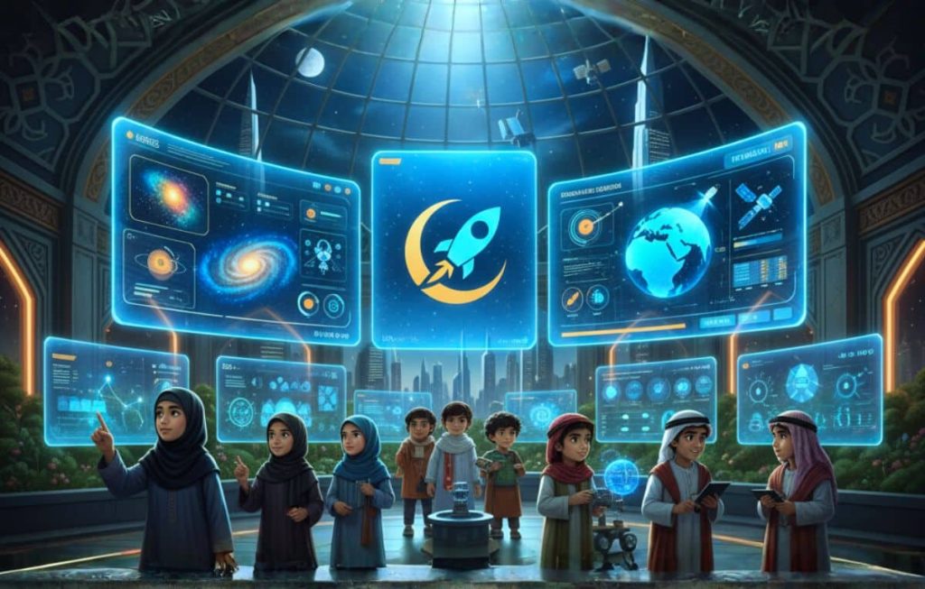 بوابة “فضاء المعرفة”.. منصة عربية رقمية لتبسيط علوم الفضاء وبناء جيل المستقبل