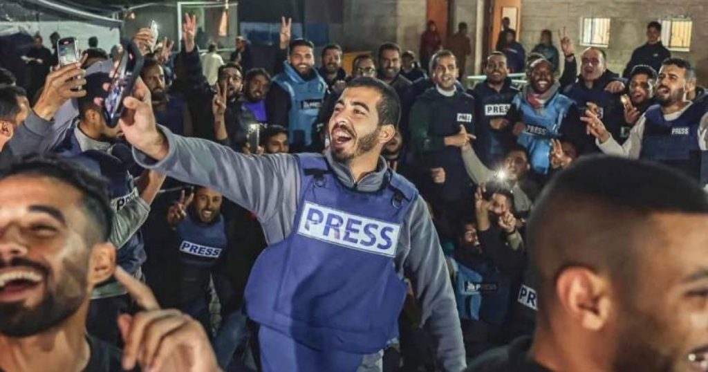 صورة: استشهاد الصحفي صالح الجعفراوي في غزة