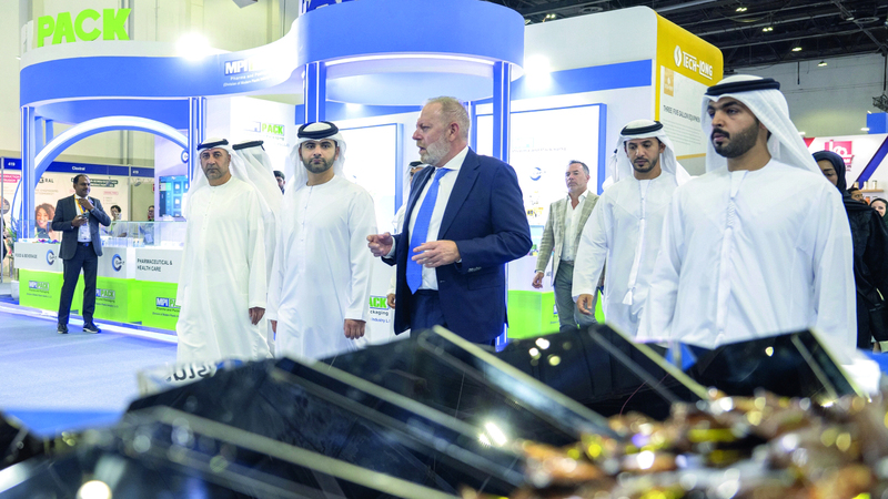 منصور بن محمد: «غلفود للتصنيع» منصة عالمية لتسريع التحول الذكي في قطاع الأغذية