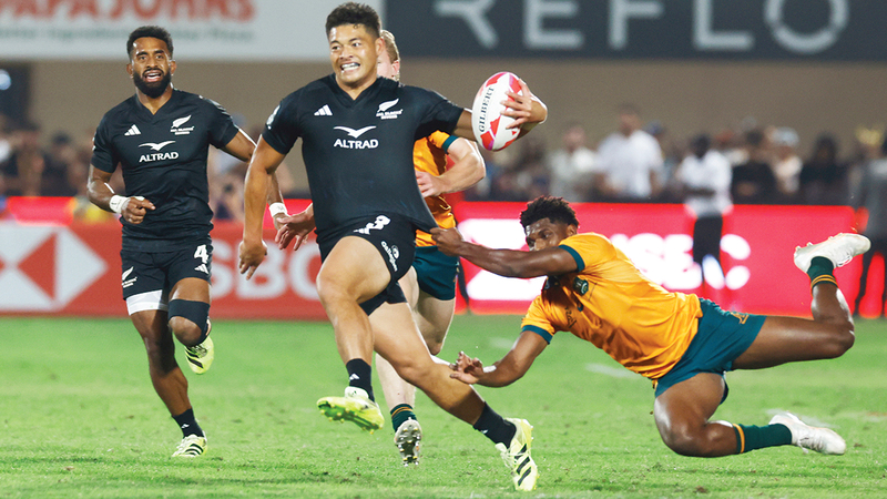 نيوزيلندا تُتوَّج بلقبي بطولة طيران الإمارات لسباعيات دبي للرجبي