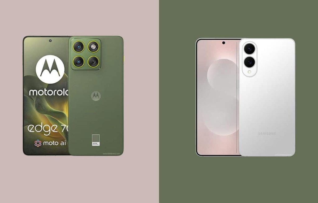 مقارنة بين هاتفي Edge 70 من موتورولا و Galaxy S25 Edge من سامسونج