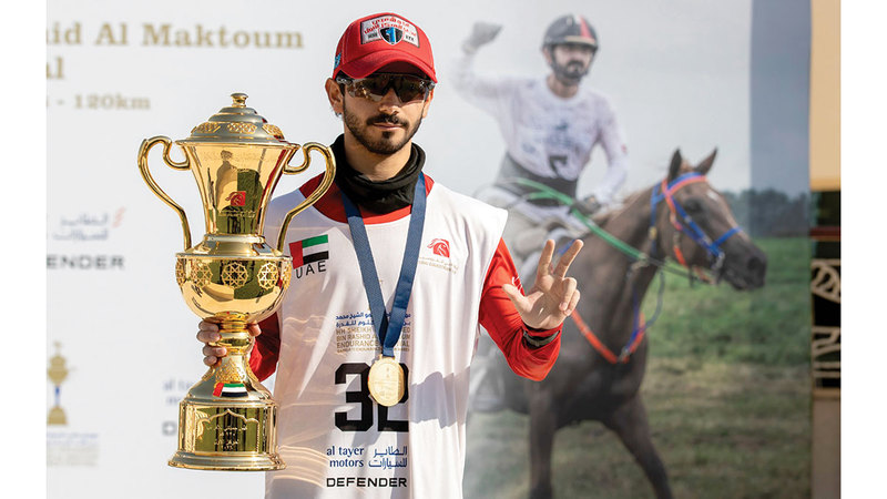 البستكي يظفر بـ «كأس جميلتي» في مهرجان محمد بن راشد للقدرة