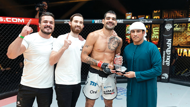 البرازيلي ماتشادو يُتوّج بلقب النسخة 67 من «محاربي الإمارات»