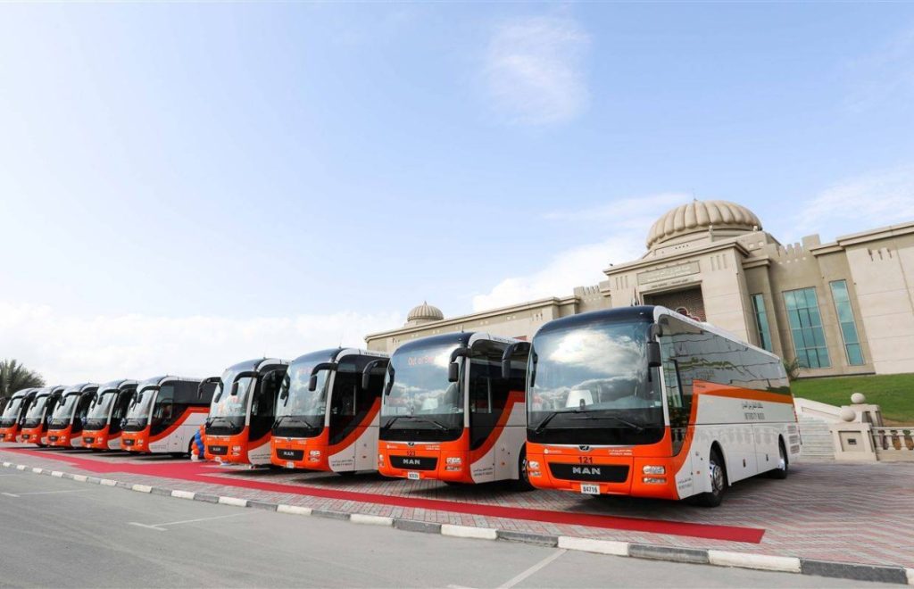 طرق الشارقة: عودة تدريجية لتشغيل خطوط النقل بين المدن