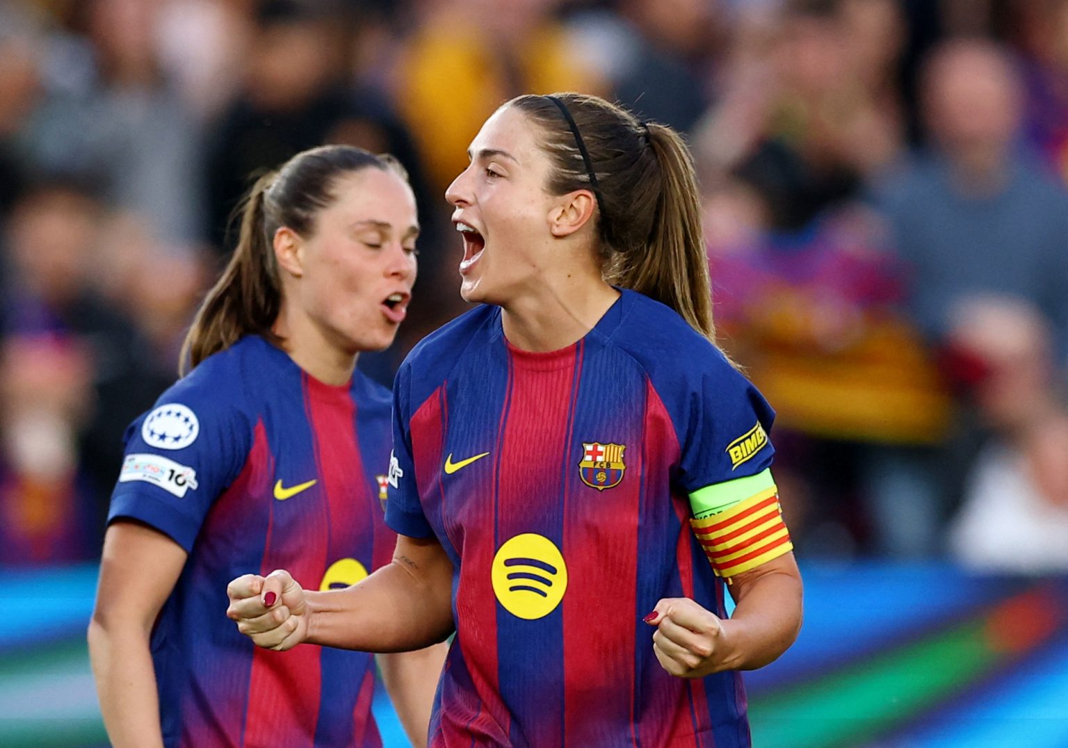 “سيدات برشلونة” يجدد انتصاره على ريال مدريد بسداسية في دوري أبطال أوروبا