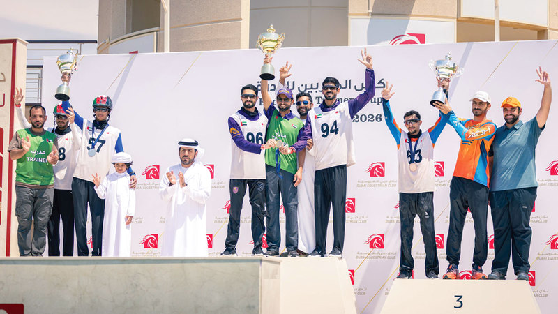 محمد سيف يظفر بكأس المدربين في «مدينة دبي الدولية للقدرة»
